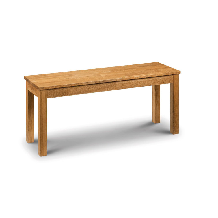 Solid wood store bench table